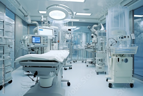 Cutting-Edge Surgical Equipment and Advanced Devices in a Technologically Advanced Operating Room