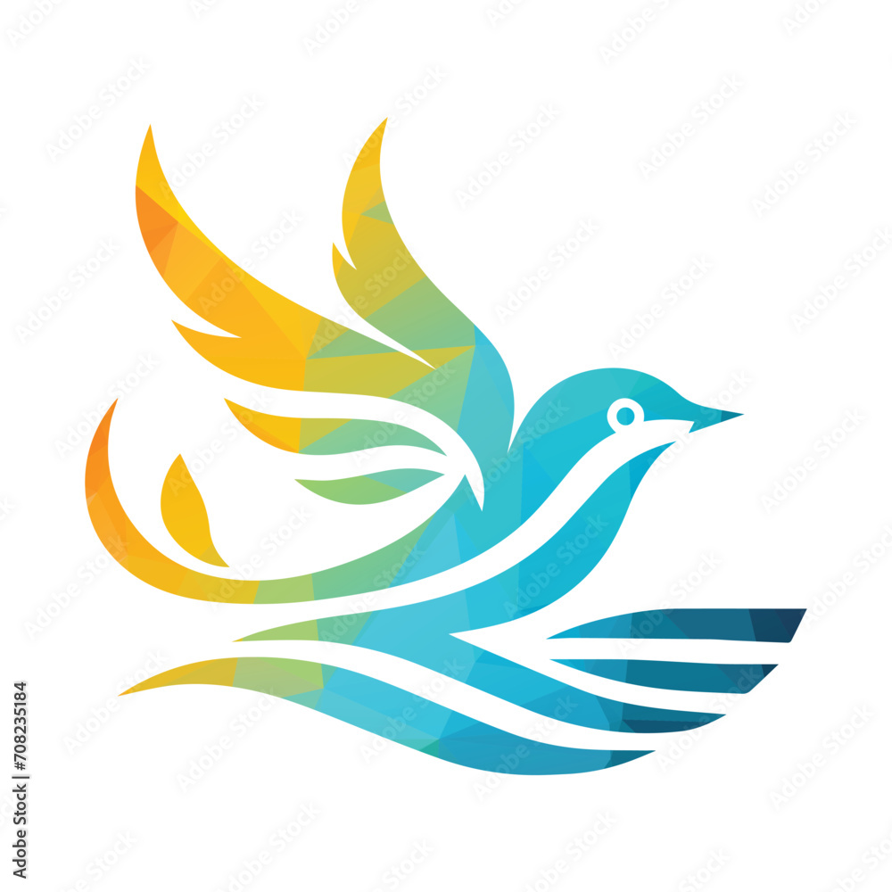Fototapeta premium Bird Logo Design Vector Illustration