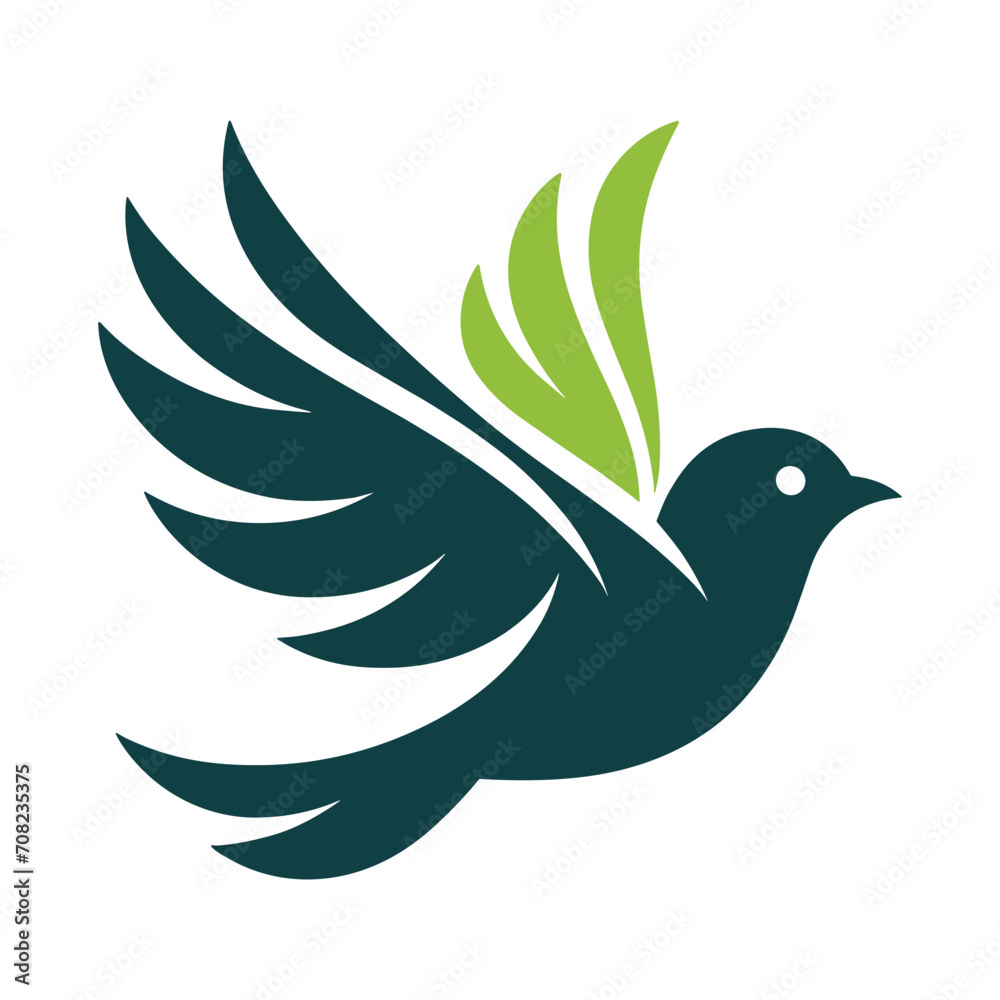 Fototapeta premium Bird Logo Design Vector Illustration
