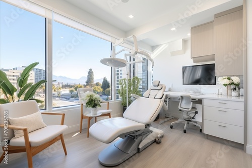 Bright and Modern Dental Office with State-of-the-Art Equipment and Relaxing Ambiance © Mikki Orso