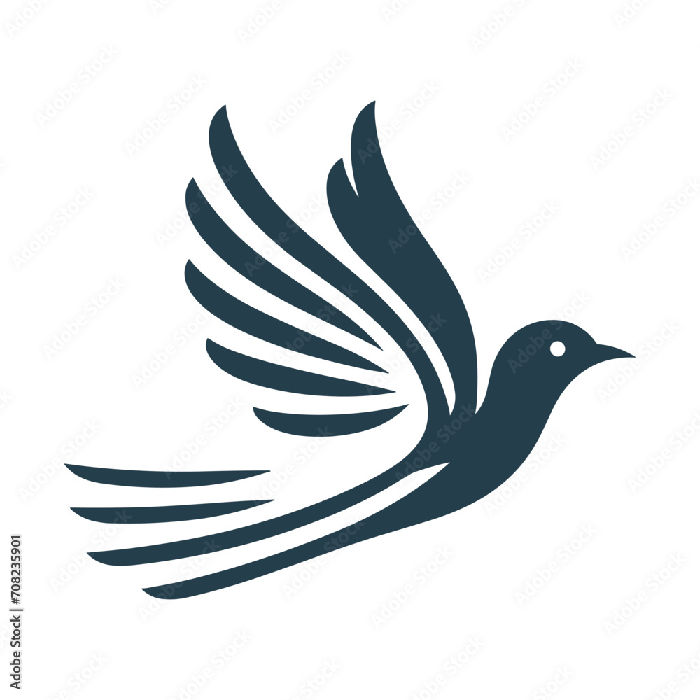 Fototapeta premium Bird Logo Design Vector Illustration