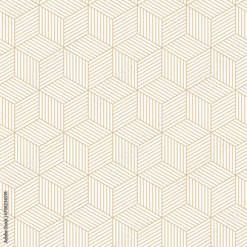  Geometric seamless patterns. Abstract geometric hexagonal graphic design print 3d cubes pattern. Seamless geometric cubes pattern.