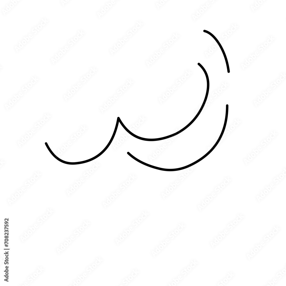 Wind and Storm Doodle Moving Lines Wind and Storm Doodle Moving Lines