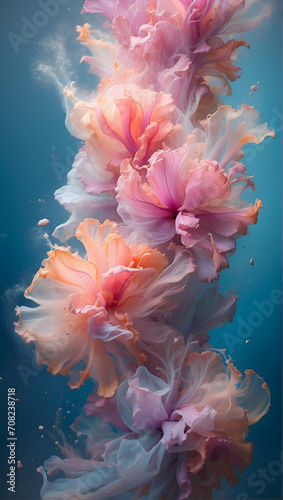 flowers in water