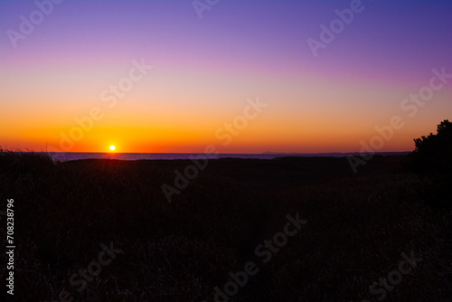 中田島砂丘の夕陽