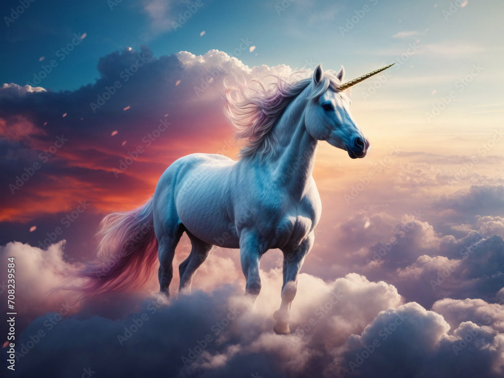 A Unicorn among the clouds, AI Generative
