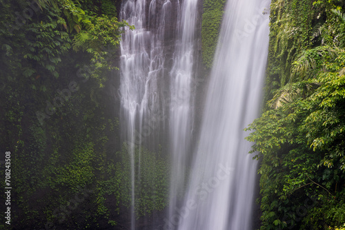 Aling Aling Waterfall in Bali Island  Indonesia