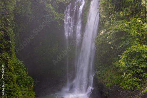 Aling Aling Waterfall in Bali Island  Indonesia