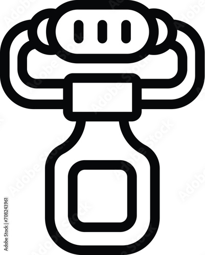 Skincare roller icon outline vector. Crystal scraper. Skin care