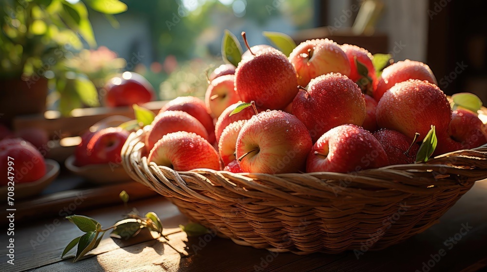 side view of beautiful fresh red apple side view of beautiful fresh red apple