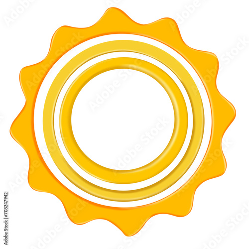 sun icon isolated on transparent background   © Gandong