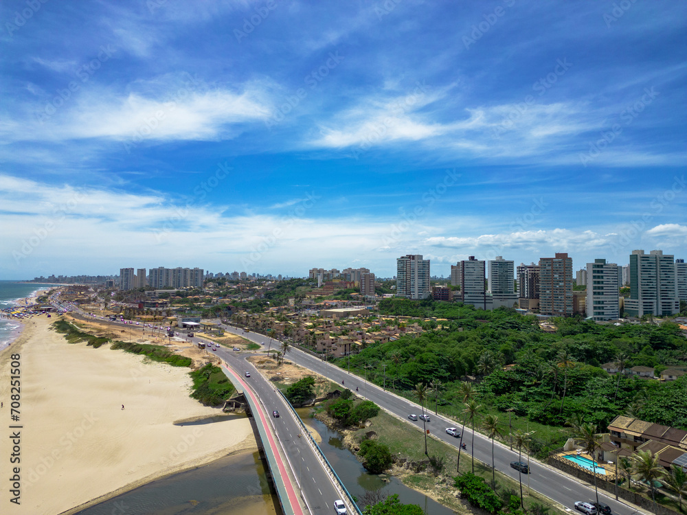 Obraz premium View of Jaguaribe Beach