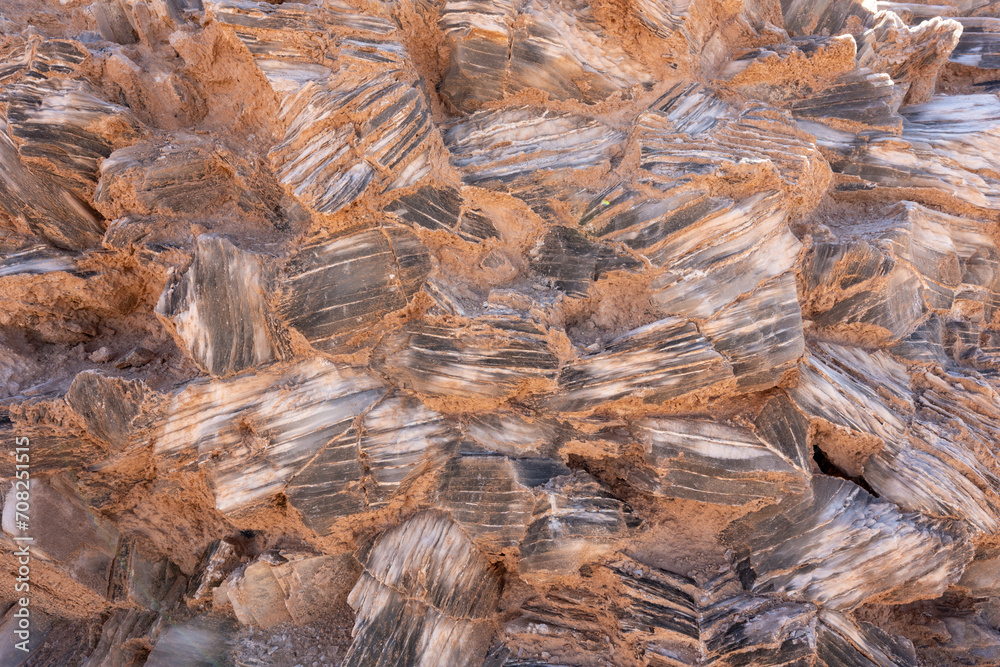 Close Up of Glass Mountain Formation In Cathedral Valley Close Up of Glass Mountain Formation In Cathedral Valley