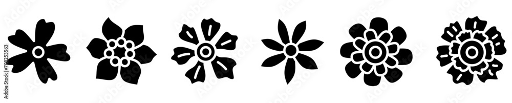icon set for flower. Collection of flower icon vector. icon set for flower. Collection of flower icon vector.