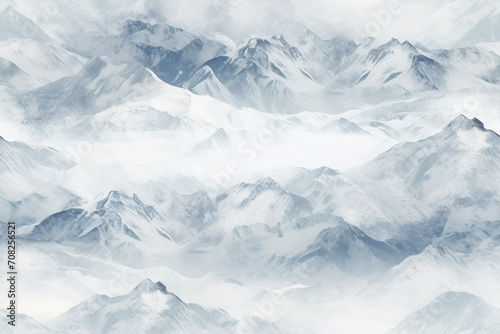 snowy mountains background wall texture pattern seamless wallpaper © Aldis
