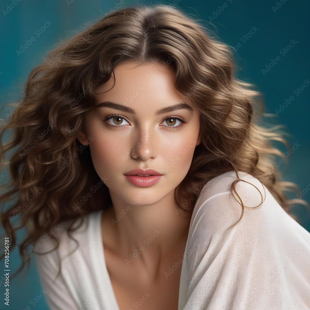 Naklejka premium portrait of a woman