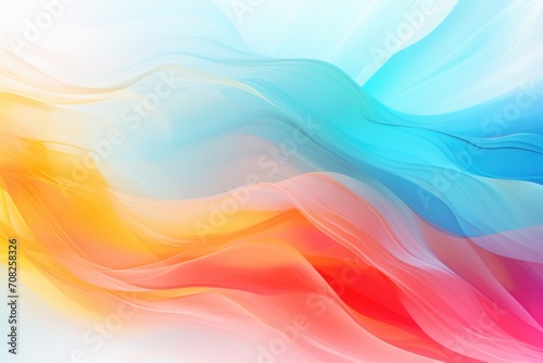 Abstract wave of colors