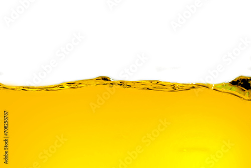 Appearance surface poured brownish yellow lubricant liquid for bubbles background can use cooking oil.
