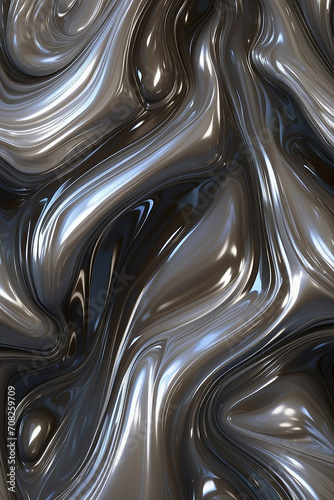 Abstract refracting fluid texture background