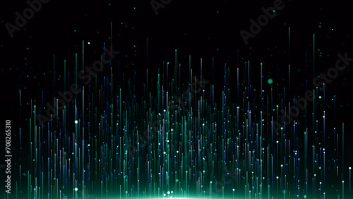 Particles bokeh abstract event game trailer titles cinematic openers digital technology concert background photo