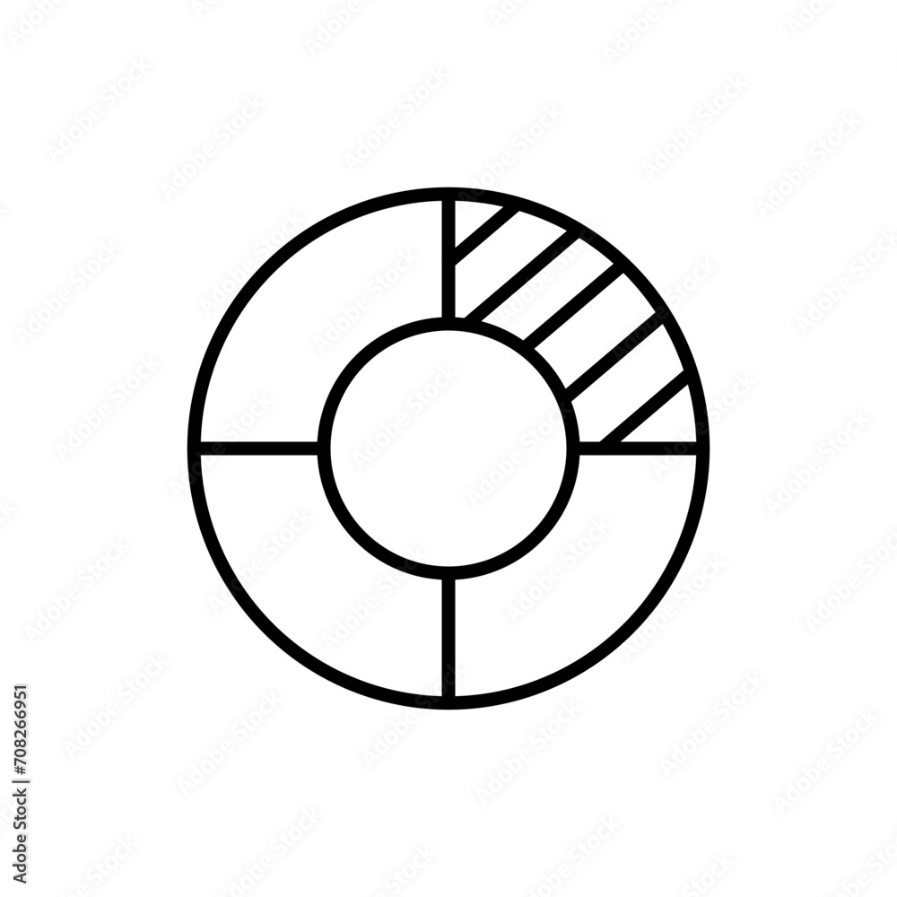 Pie charts outline icons, minimalist vector illustration ,simple transparent graphic element .Isolated on white background Pie charts outline icons, minimalist vector illustration ,simple transparent graphic element .Isolated on white background