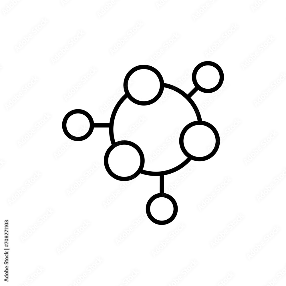 Molecule outline icons, chemistry minimalist vector illustration ,simple transparent graphic element .Isolated on white background Molecule outline icons, chemistry minimalist vector illustration ,simple transparent graphic element .Isolated on white background