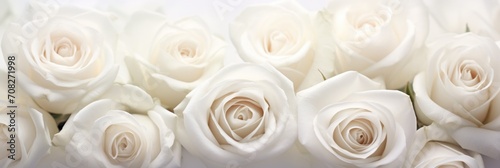 white roses background 