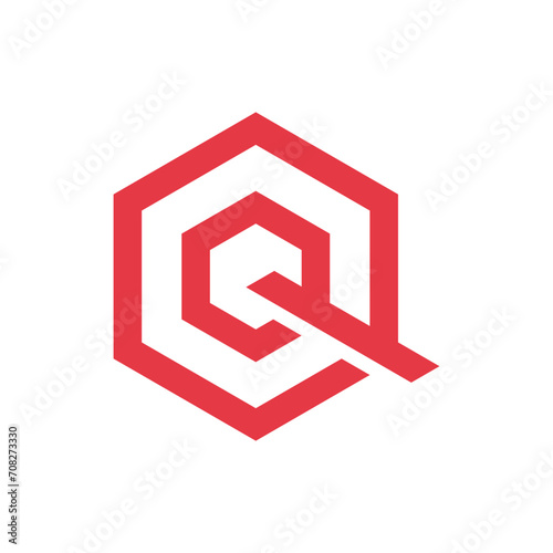 Monogram Q design vector logo. Monogram initial letter mark Q logo design. Monogram design vector logo. Monogram initial letter mark Q logo design. Simple Q monogram. Monogram Q design logo