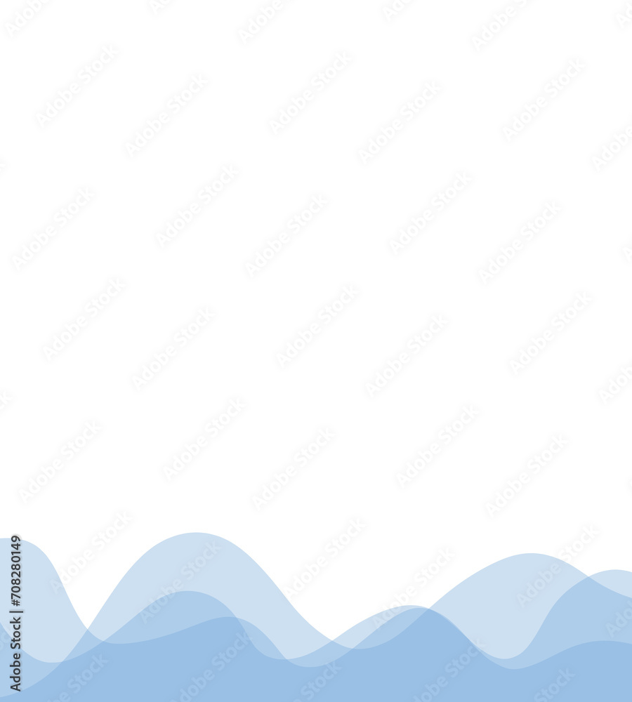 background with mountains wave blue elemen motif