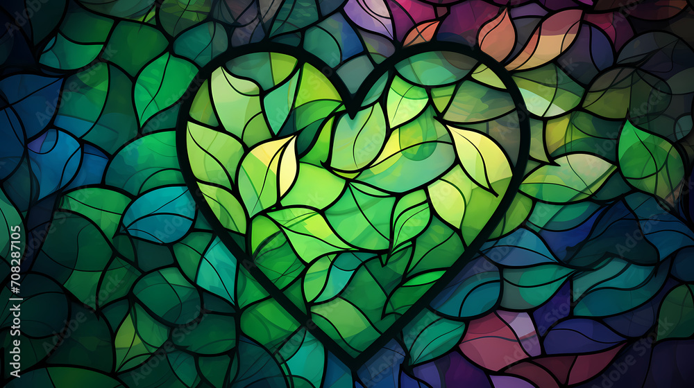 Vibrant Valentine's Day background with red hearts Vibrant Valentine's Day background with red hearts