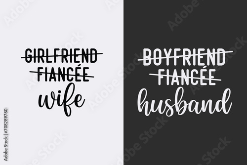 newly married t shirt design 