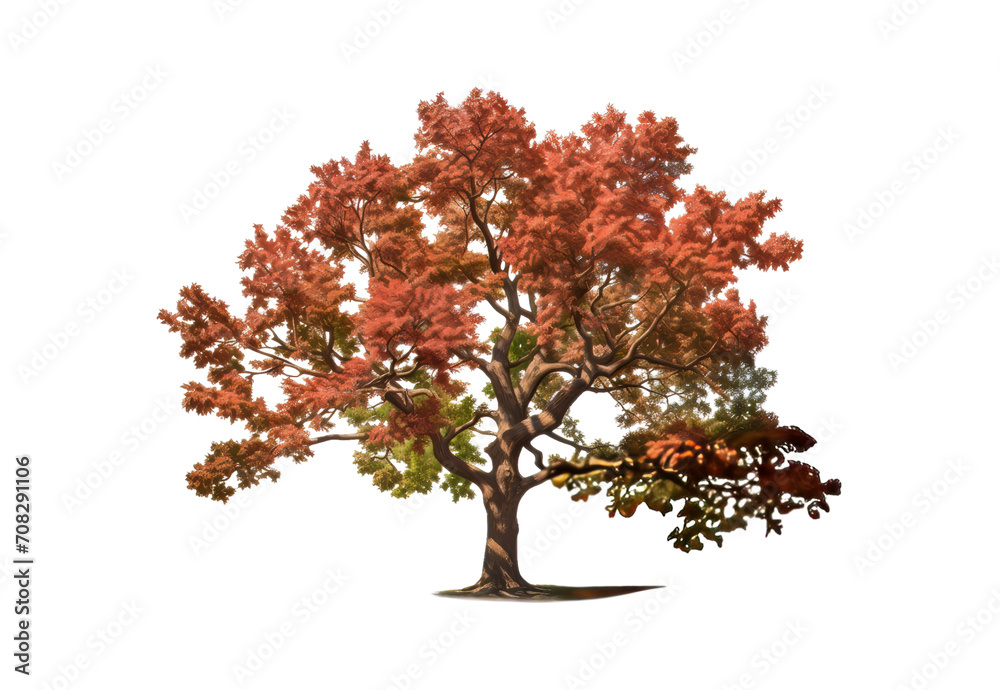 Fototapeta premium red oak tree