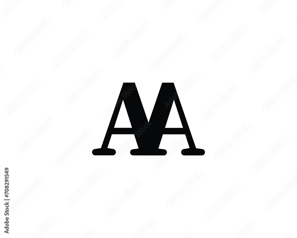 AA LOGO DESIGN VECTOR TEMPLATE AA LOGO DESIGN VECTOR TEMPLATE