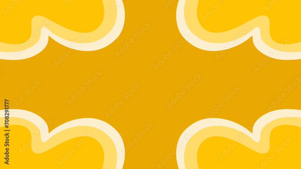 abstract background with yellow wave pattern frame corner abstract background with yellow wave pattern frame corner
