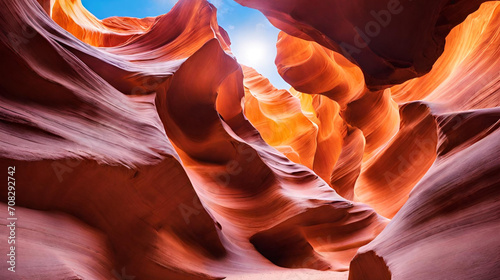 Exploring the Beauty of Antelope Canyon, Arizona: A Stunning Travel Background