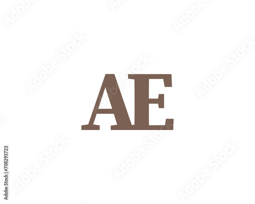 AE LOGO DESIGN VECOR TEMPLATE