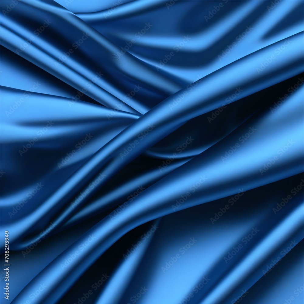 Fototapeta premium blue silk background