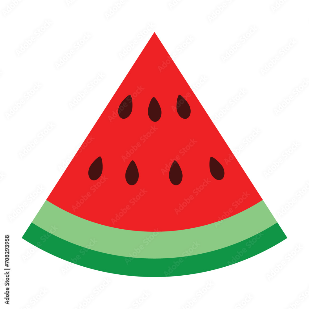 watermelon icon vector illustration design watermelon icon vector illustration design