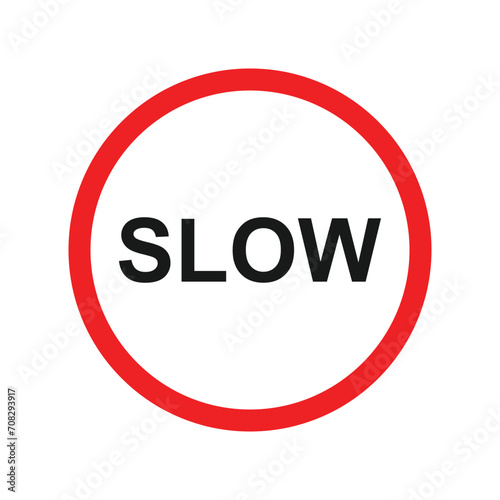 Wallpaper Mural slow down icon vector Torontodigital.ca
