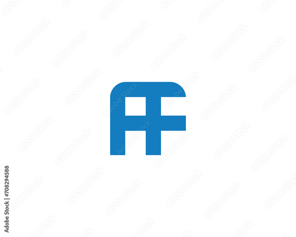 Obraz premium AF LOGO DESIGN VECTOR TEMPLATE