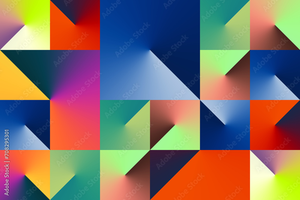 Radial Angle Gradient Geometric Seamless Patterns Radial Angle Gradient Geometric Seamless Patterns