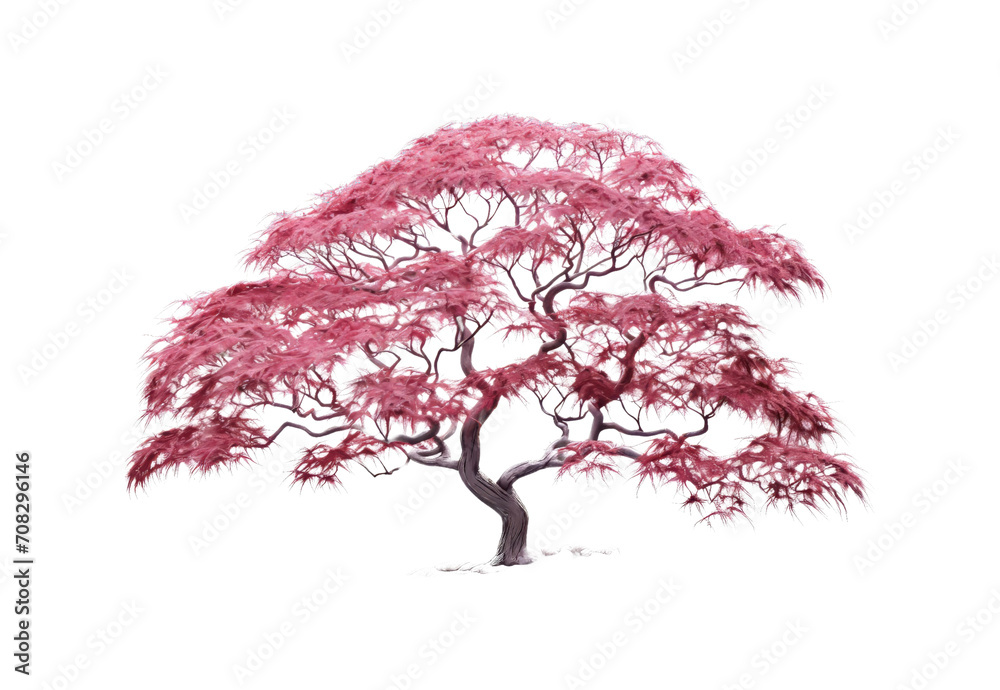 Obraz premium _Japanese_maple_in_winter