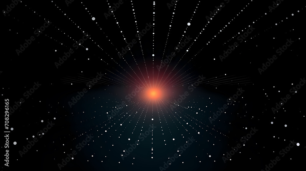 Obraz premium Technology lines background and light effects, technology sense background material