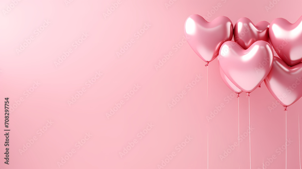Celebration background with balloon decoration with copy space Celebration background with balloon decoration with copy space