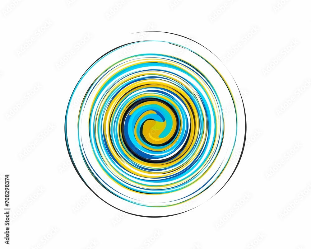 abstract circle logo company