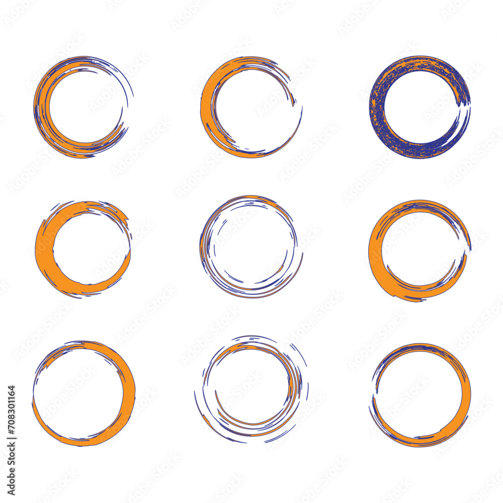 Enso zen stroke circle japanese brush symbol vector illustration. Enso zen stroke circle japanese brush symbol vector illustration.