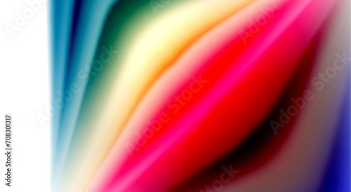 Color mixing liquid rainbow shape background
