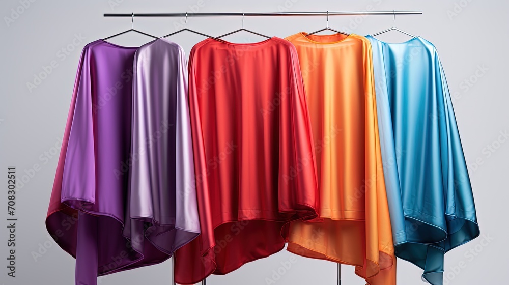 Obraz premium Smart textiles wearable technology functional fabrics solid color background