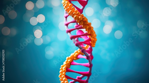 Gene editing crispr technology genetic engineering solid color background