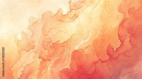 Peach & burnt abstract banner background. PowerPoint and business background.